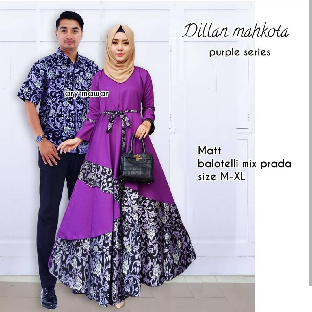 TERMURAH – BATIK COUPLE DILAN UNGU