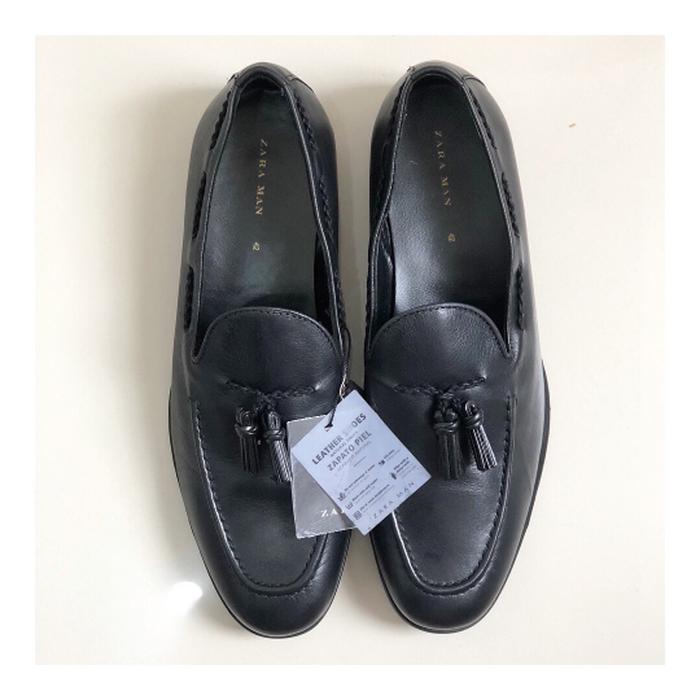 Sepatu Pria Loafer Zara Original not Pedro Lacoste Nike Vans