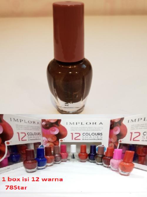 Implora Kutek original 088 Kutek Pewarna Kuku Cat Kuku -1pcs - Coklat 010