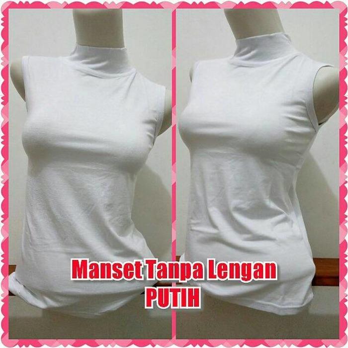 Manset Tanpa Lengan - Putih