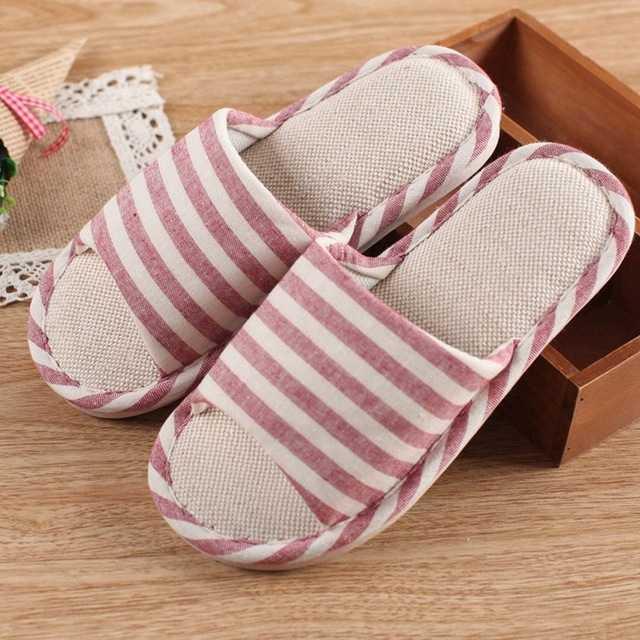 Vienna Linz Sandal Selop Kain Indoor Kamar Nyaman Home Slipper Sendal Slop Cewek Wanita Fashion Dewasa Slippers Santai Taman Kamar Mandi Hotel Tidur Bobo Cantik Lembut Halus Lucu Unik Cute Anti Slip Footwear Alas Kaki s6125 - Red