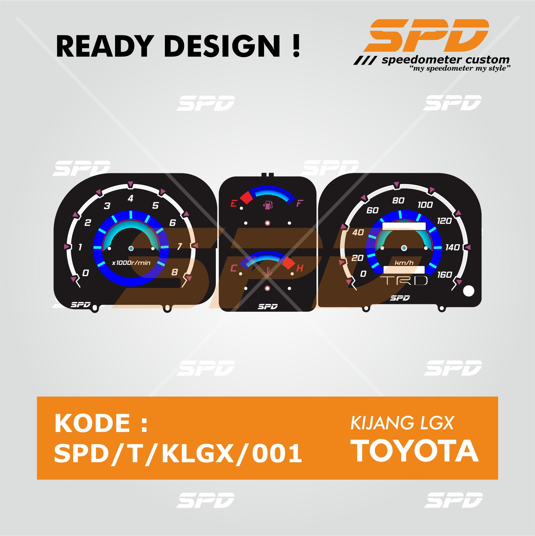 Ready Design Panel Speedometer Custom Toyota Kijang LGX