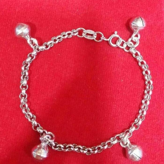 GELANG TANGAN KAKI ANAK BAYI BALITA PERAK SILVER 925 LAPIS EMAS PUTIH