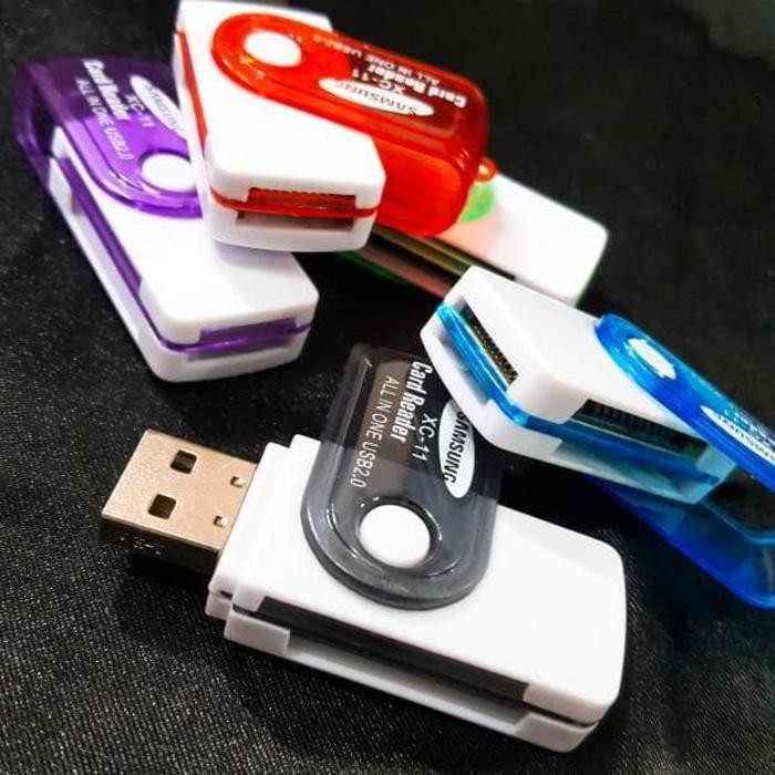 Card Reader Samsung 4 Slot Putar Micro Sd SD CARD MMC / Grosir Murah OEM