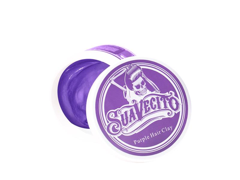 Pomade Suavecito Coloring Wax Purple - Warna Ungu - Claybased / Clay based - Free Sisir Saku - Hair Wax - Minyak Rambut
