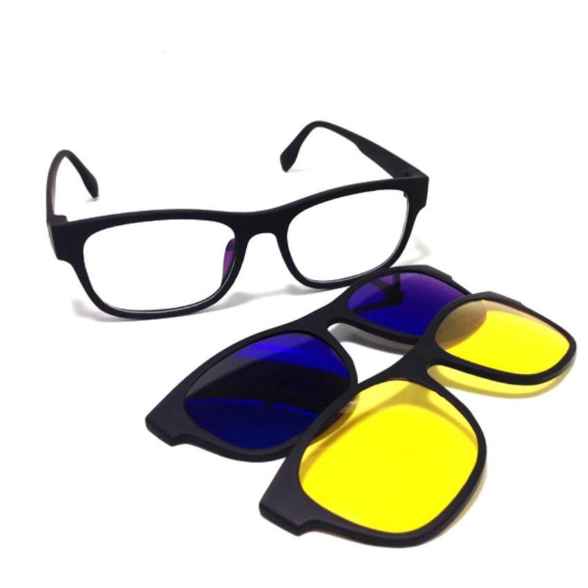 Kacamata Anti Silau ASK VISION 3 Frame Bisa Ganti Lensa Atau Frame Dengan Mudah Sesuai Kebutuhan