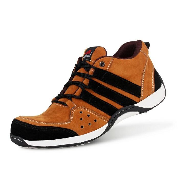 ADIDAS Felix Sepatu Boot Pria Ujung Besi Sport Safety - Cokelat