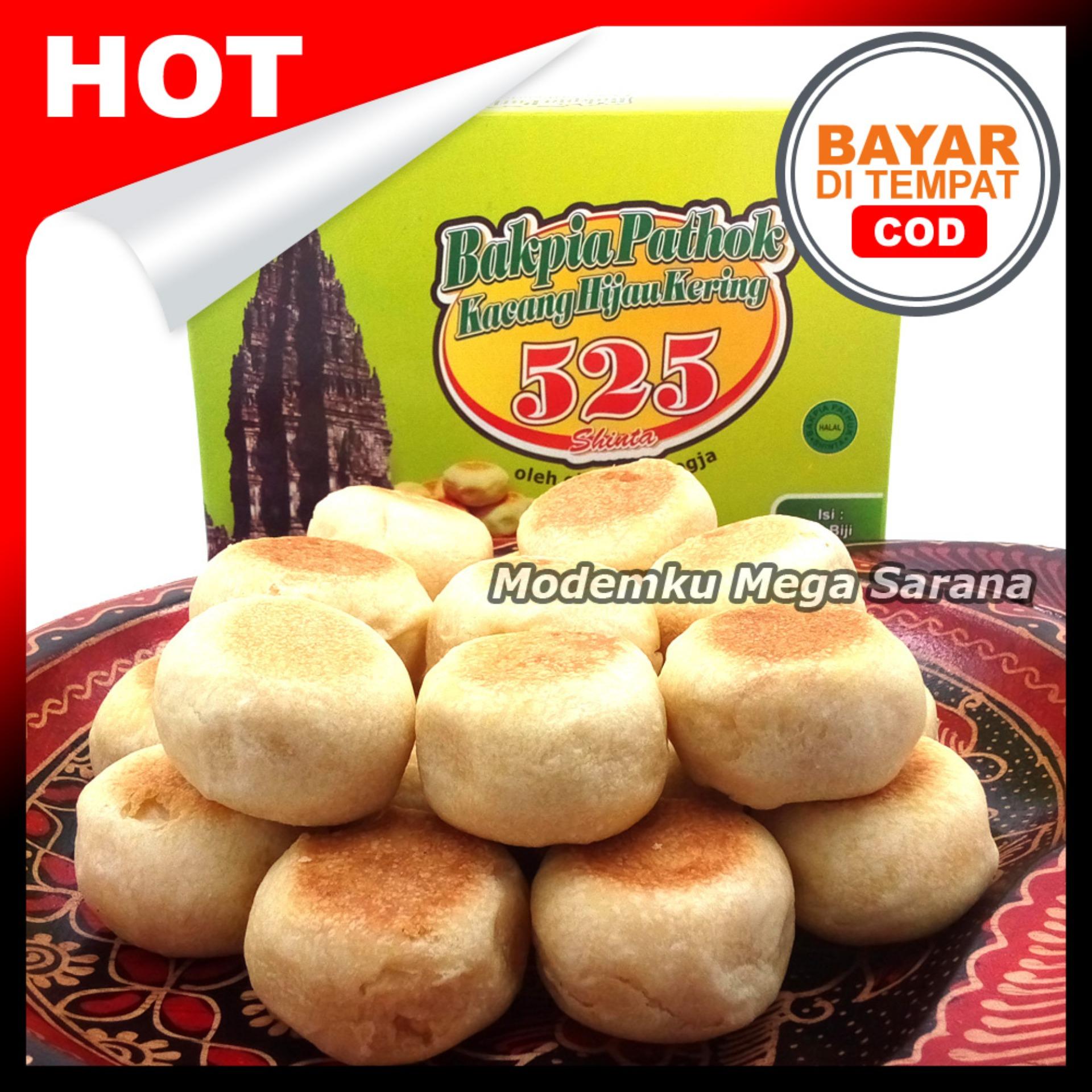 Khas Jogja Bakpia Pathok 525 Asli Jogja - Kering - Rasa Kacang Hijau - Isi 20 Biji