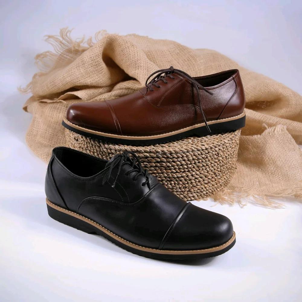 Sepatu Kulit Pantofel Model Leads Boston-Brodo-Bally-Sepatu Kerja-Sepatu Formal