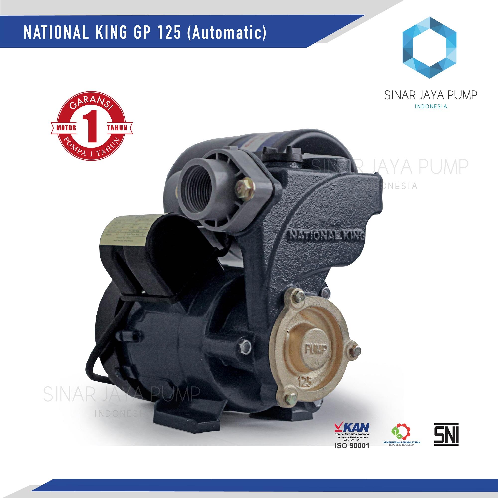 Pompa Air Sumur Dangkal Nasional King GP 125 (Automatic)