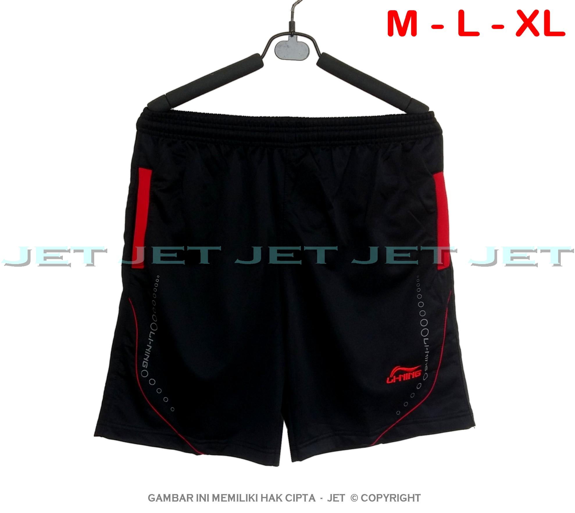 JET – Celana Olahraga / Santai M L XL Celana Sport Santai Pendek Bahan Lotto Pakaian Olahraga Badminton Futsal Voli Sepak Bola Tennis Running Sepeda Bulutangkis Training All Sports Fashion Pria Wanita Cowo Cewe Santai Simpel Casual Dri Fit