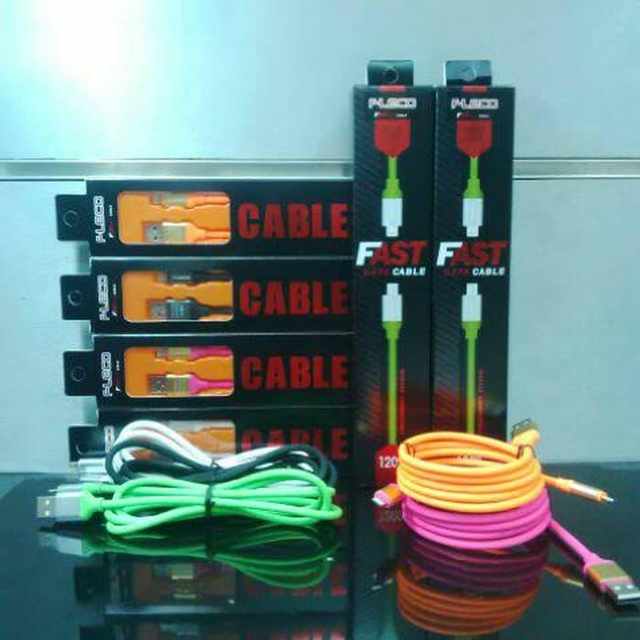 OBRAL Kabel Usb FLECO Rubber iPhone 5 Fast Charging Data Cable 1200Mm TERMURAH
