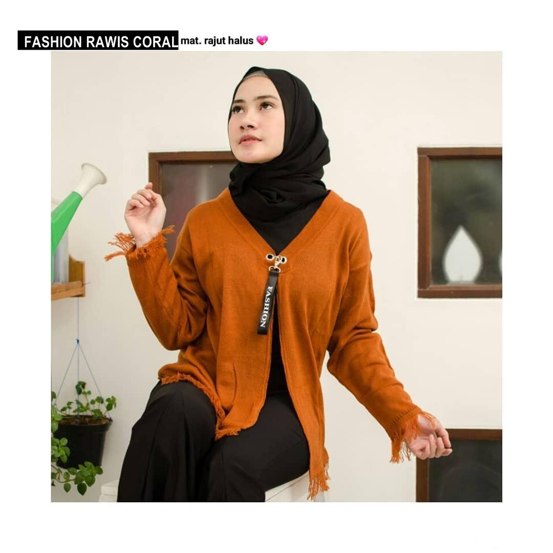 FASHION RAWIS ||| loekita ||| grosir jaket sweater baju atasan blouse rajut hijab terbaru kekinian wanita murah