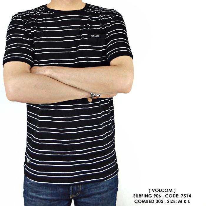 BAJU KAOS COWOK PRIA SURFING DISTRO VOLCOM 162 TERMURAH -