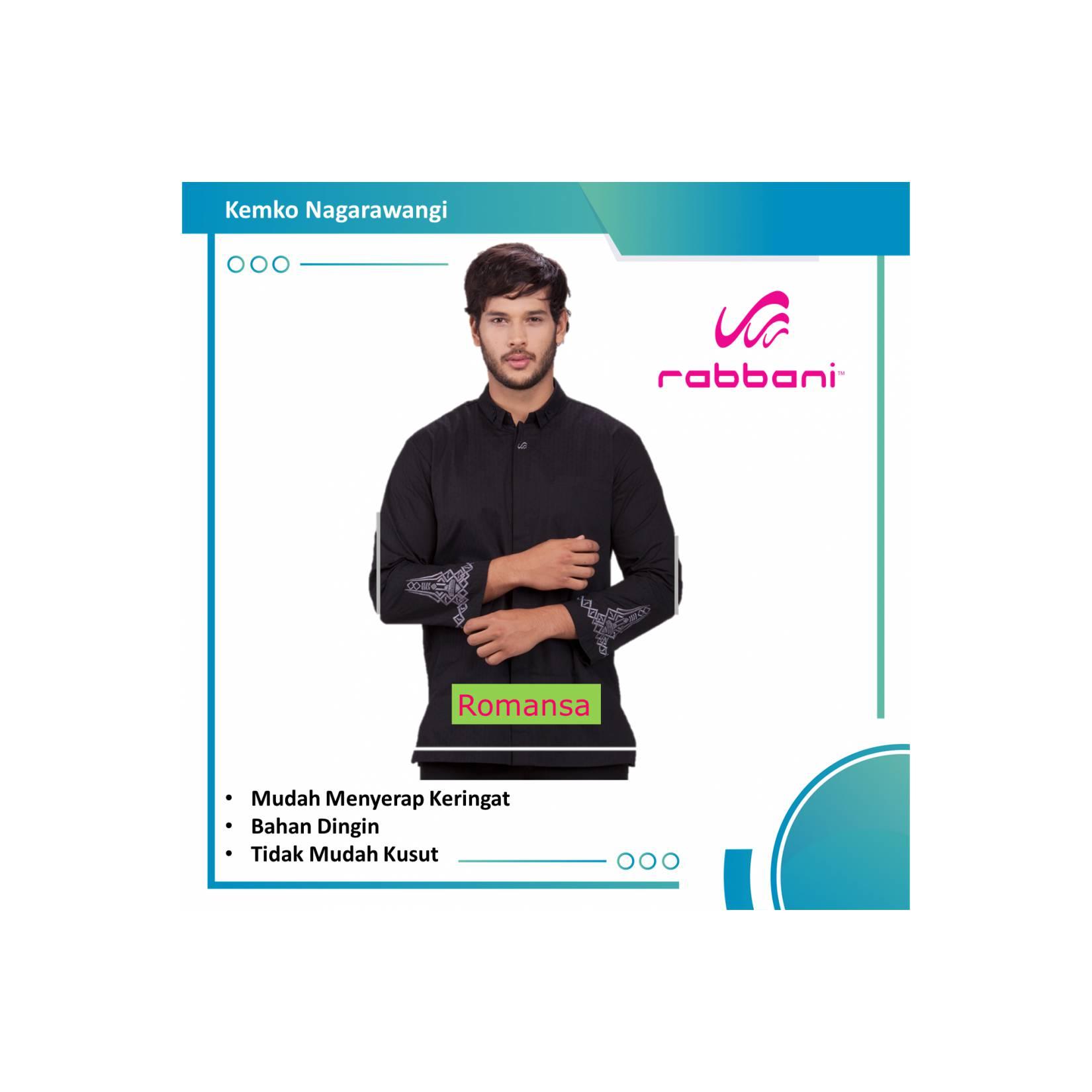 Baju Koko RABBANI Kemko Nagarawangi - Putih