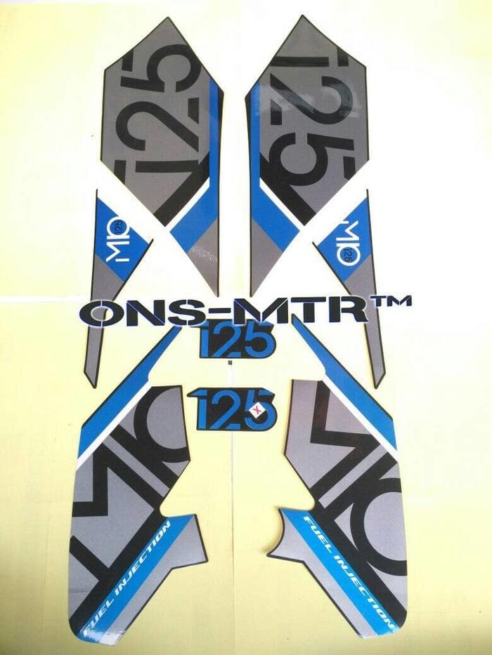 striping mio m3 125 tahun 2017 bahan ori asli tampa kemasan resmi
