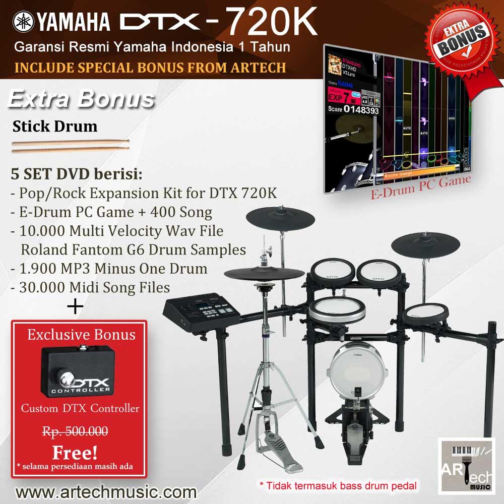 Drum Elektrik Yamaha DTX720 DTX720K DTX 720 DTX 720K