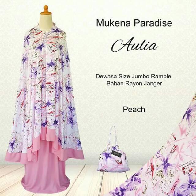 mukena bali size dewasa motif paradise adem lembut nyaman di pakai ()