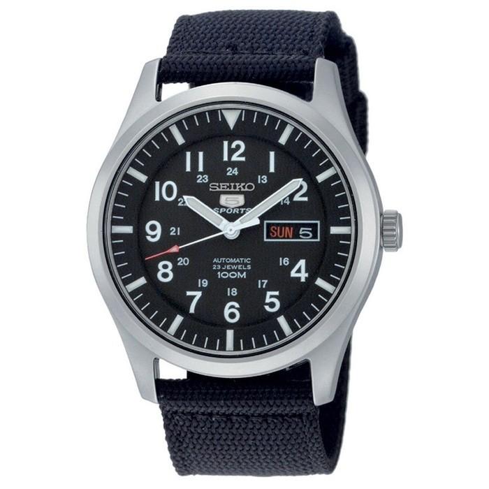Jam Tangan Seiko 5 Sport SNZG15K1 / Military SNZG15 Original
