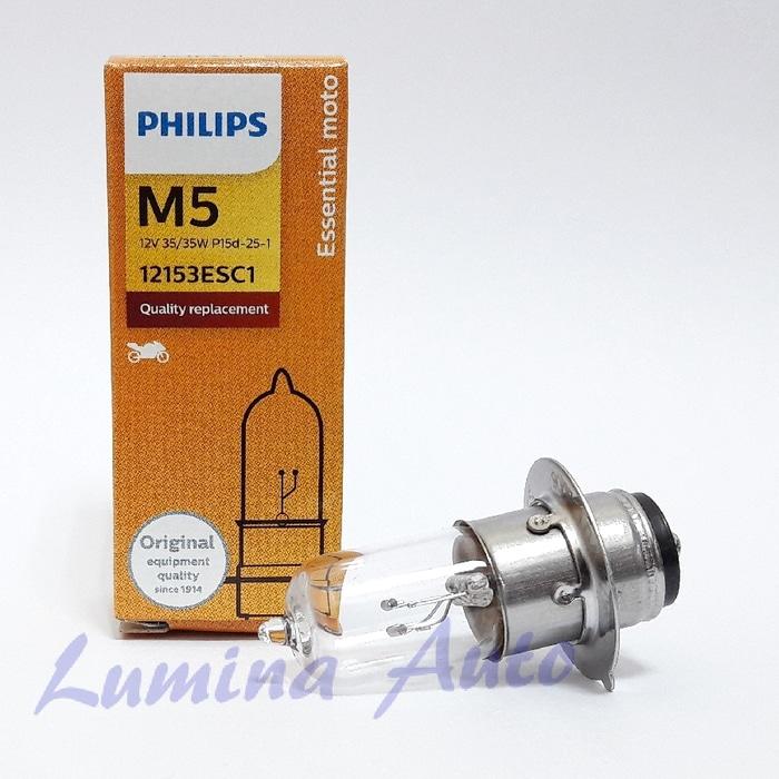 Philips Essential Moto M5 - Lampu Halogen Motor Kaki 1 18 25 35 Watt
