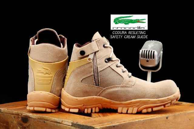 SEPATU BOOT PRIA CROCODILE CORDURA RESLETING SAFETY 