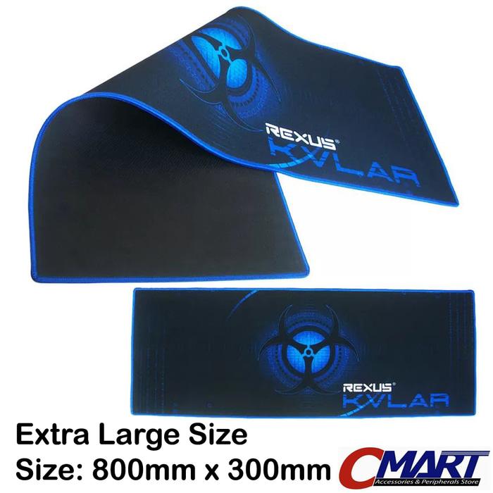 Rexus KVLAR Gaming Mousepad T1 Size: 800x300 tatakan alas mouse pad Extra Large