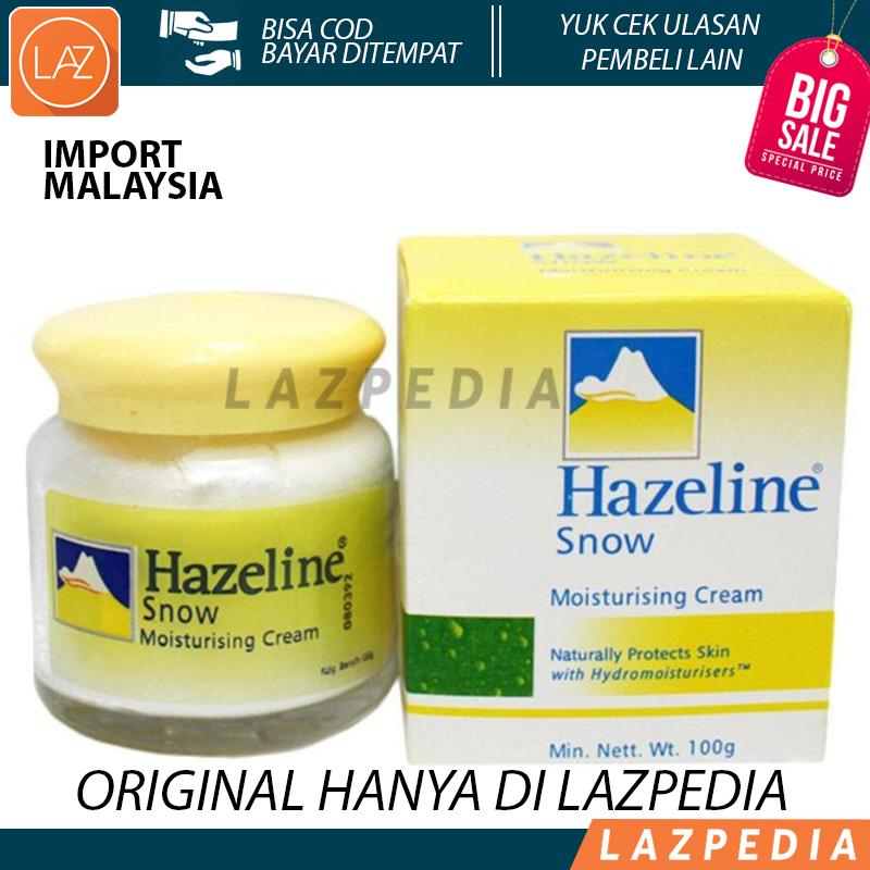 Hazeline Snow 100gram Import Malaysia / Haseline / Obat Jerawat Cream Pelembab Wajah - Lazpedia