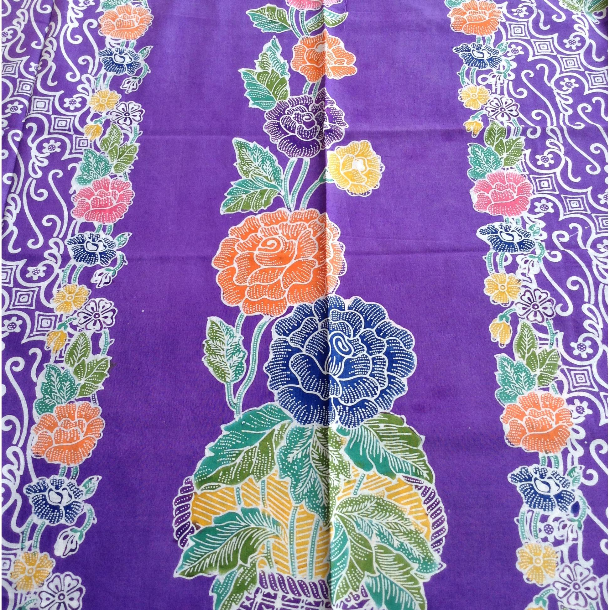 Kain Batik Encim Ungu Parang