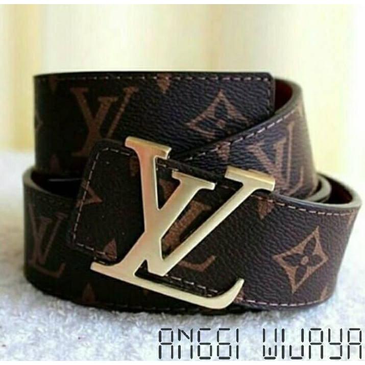 IKAT PINGGANG GESPER BELT PRIA/WANITA KULIT IMPORT JAMAN SEKARANG LV03AW
