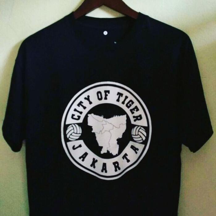 Kaos Tshirt Baju Combed 30S Distro Persija City Of Tiger Jakarta Murah