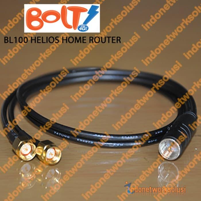 Hemat10%!! Pigtail Adapter Modem Bolt Bl100 Helios 4G Lte Home Router 
