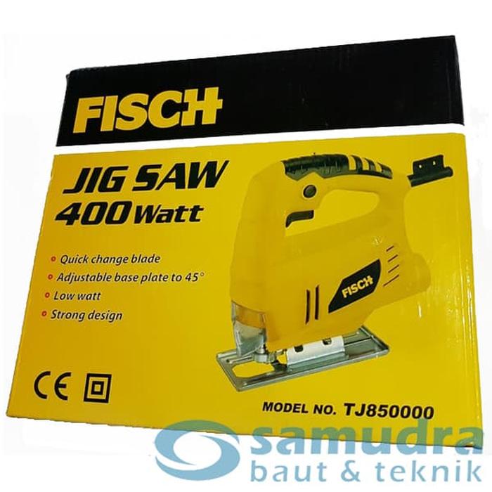 Mesin Jigsaw FISCH TJ 850000 Bonus 1 Mata Gergaji Triplek Kayu