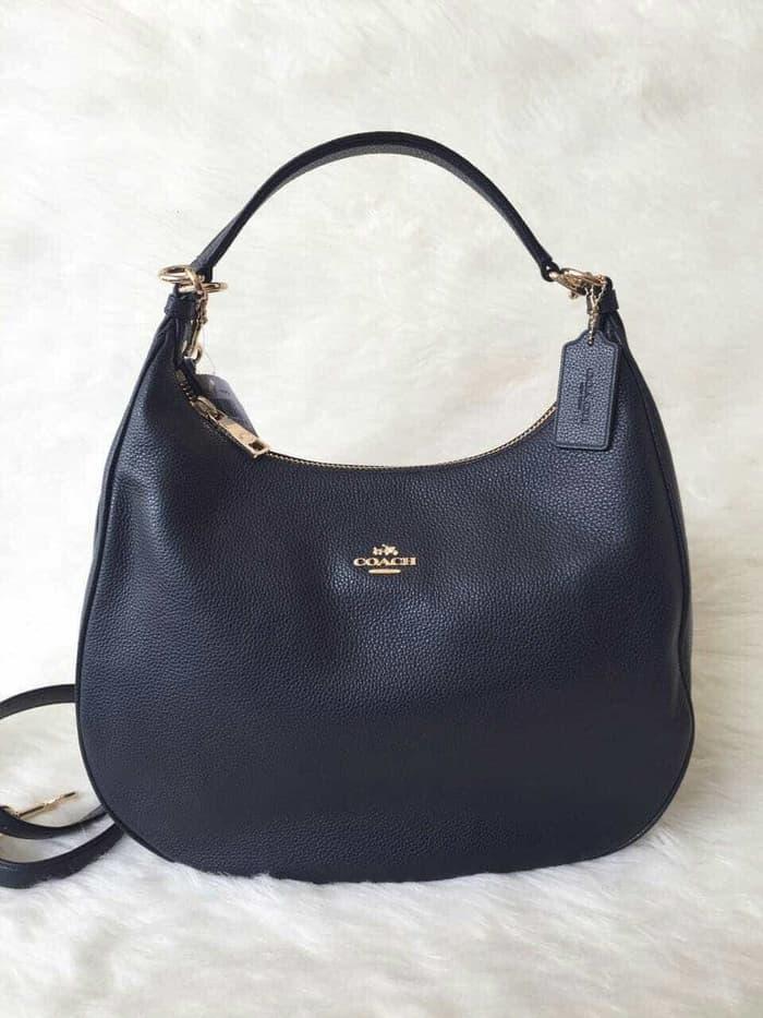 ASLI!!! coach harley hobo midnight navy authentic - gwGk5l