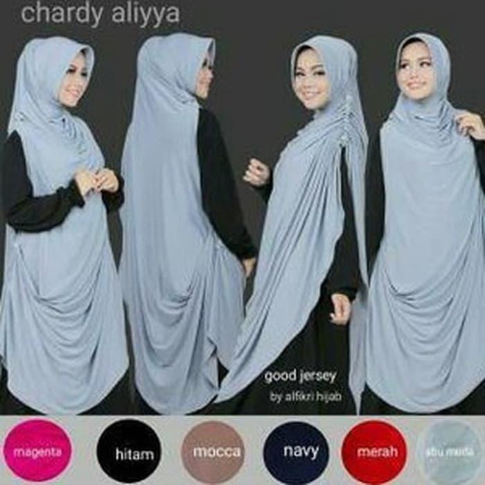 LAGI DISKON !! Khimar Cardi Aliyya / Chardi Aliyya Best Seller Diskon Muslimah Fashion Promo Wanita Hijab Jilbab Ramadhan