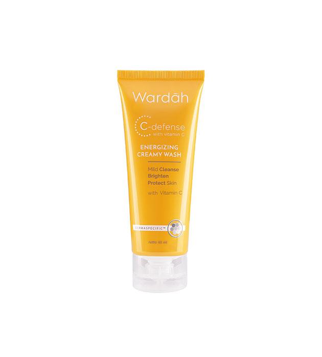 Pembersih Untuk Kulit Berminyak Wardah C Defense DD Energizing Creamy Wash 100 ml