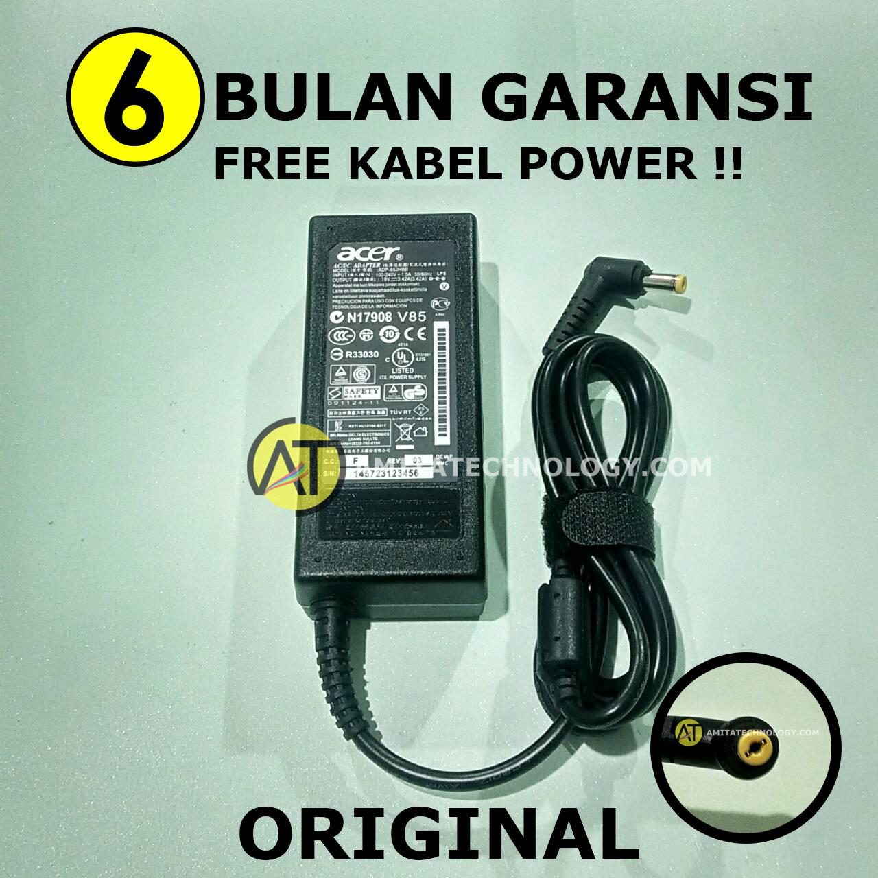 Adaptor Charger Laptop ORIGINAL 19V 3.42A Acer E1-431 E1-471 E1-422 E1-472