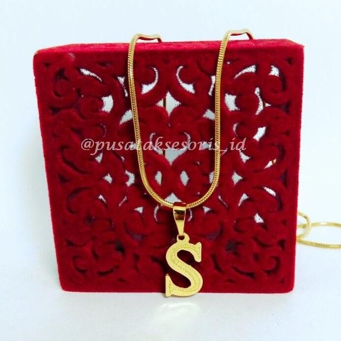 Jual Kalung Nama Gold Lapis emas 24 karat bisa cetak sesuai nama