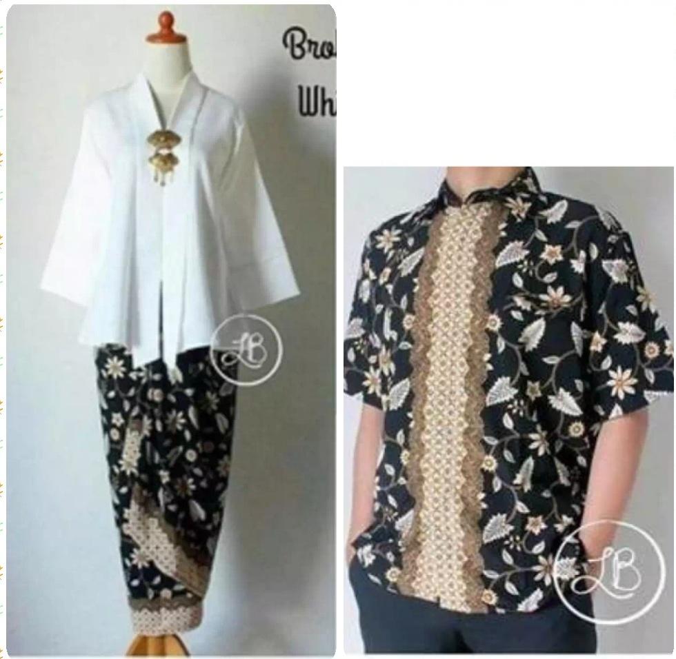 Setelan pakaian baju batik wanita/baju couple/ Kebaya modern/pakaian tradisional/kebaya lebaran/kebaya keluarga/kebaya couple kutu baru floy keluaran terbaru