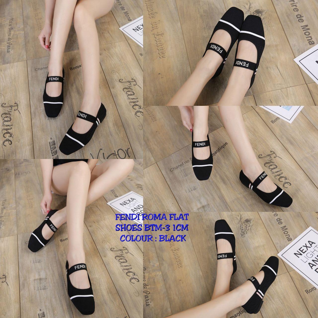FENDI ROMA FLAT SHOES BTM-3 (BJ)