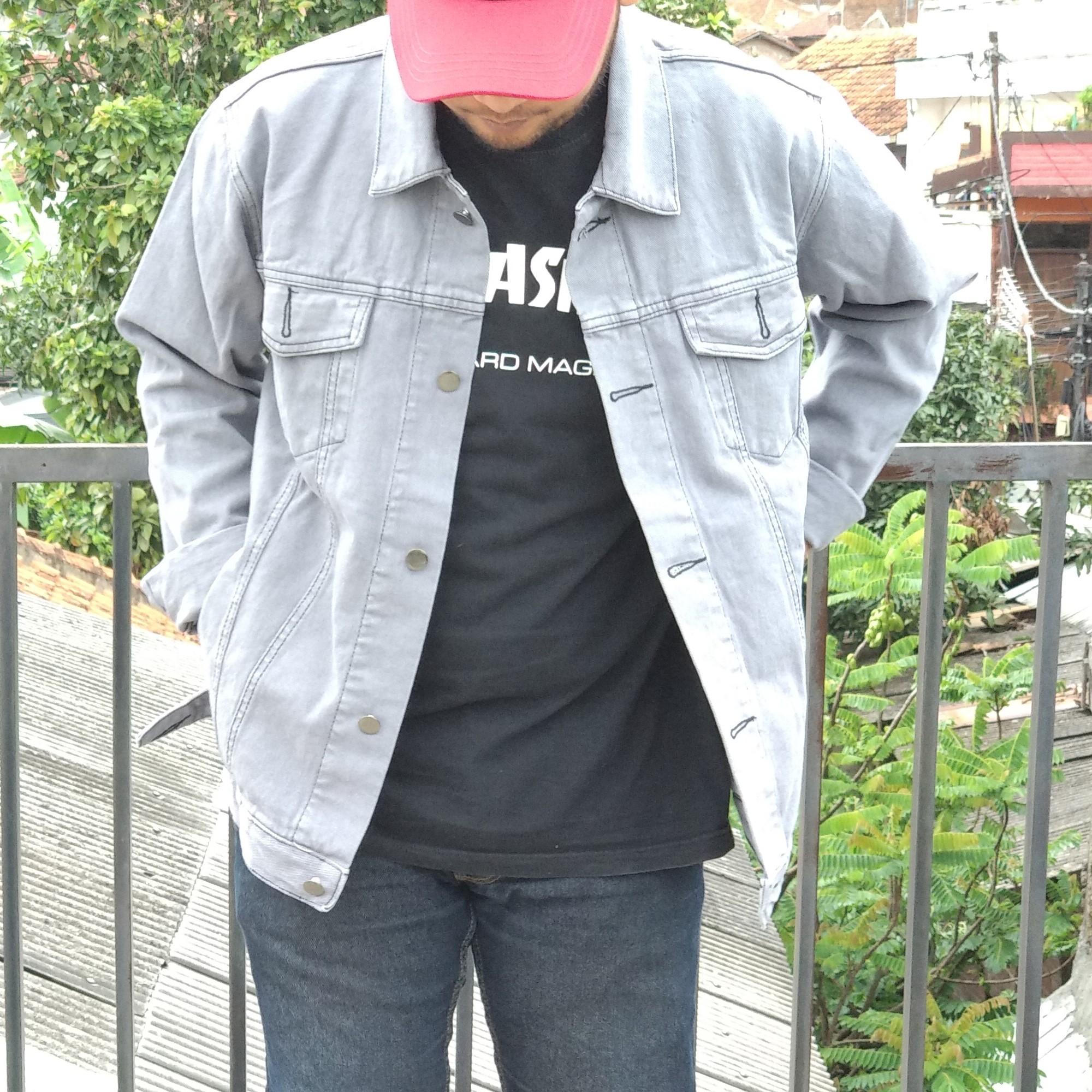 aket Denim Pria - Jaket Premium - Original POPTASTIC