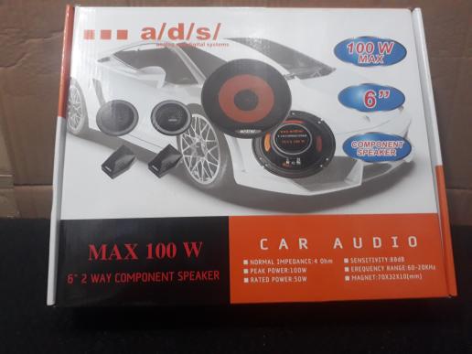 ADS speaker Mobil split  2 way CAR AUDIO MAX 100 WATT 6