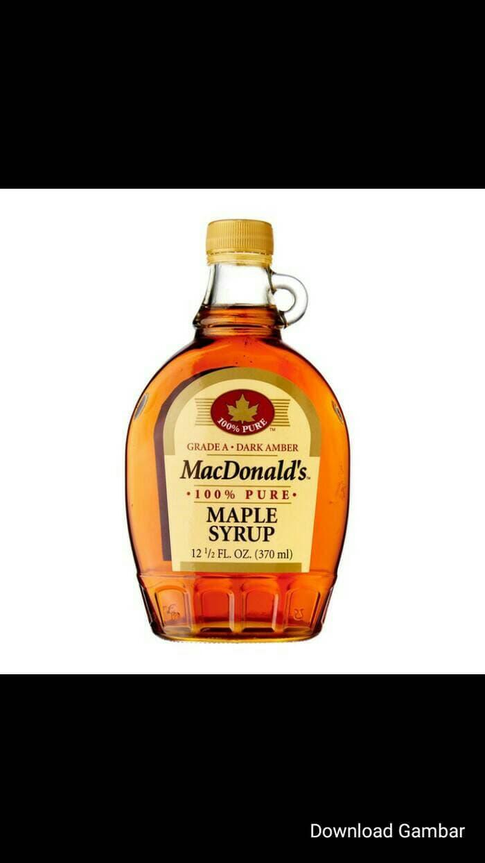 Terbaru!! Macdonald'S 100% Maple Syrup 370Ml-Sirup Maple Import - ready stock