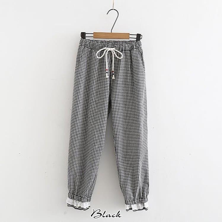 Baju Muslim Original Celana Almah Pant Casual Bawahan Simple Wanita Hijab Modern Trendy Terbaru 2018