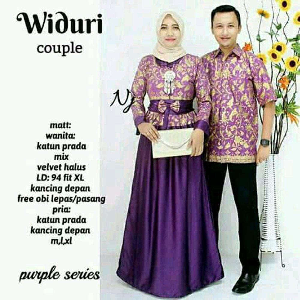 Couple widuri - batik couple - sarimbit - gamis - gamis batik - hem - hem batik - seragam batik di lapak Batik Gaul Pekalongan nur_janah2611