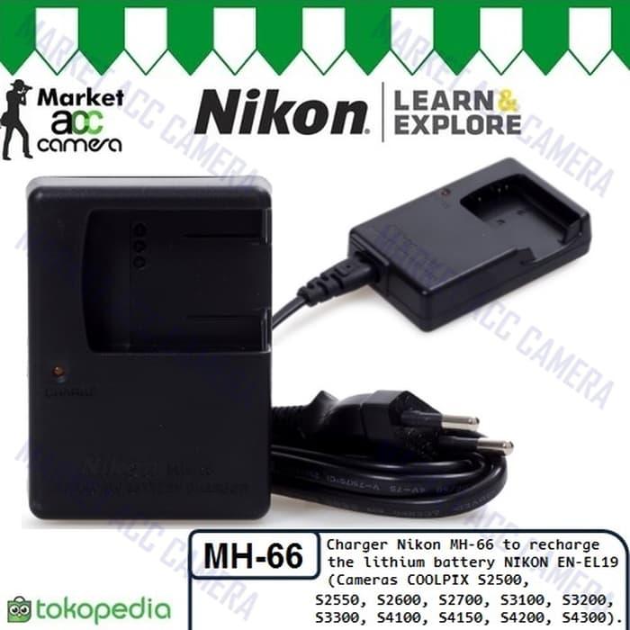 Charger Nikon MH-66 for EN-EL19 (Coolpix S3100/S4100/S5200/S6400) TERLARIS