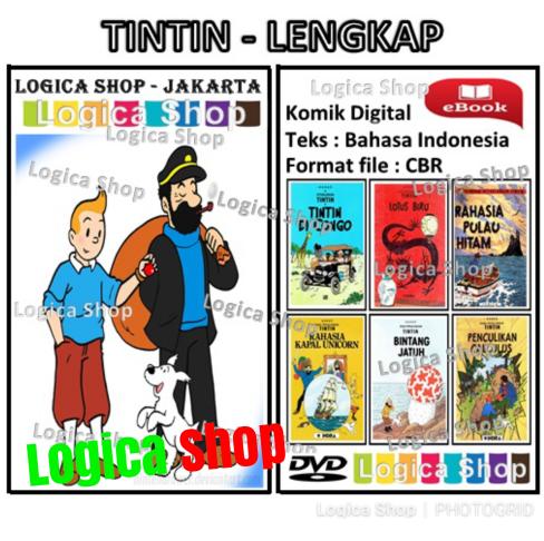 Promo ebook komik TINTIN 1-25 (by HERGE) original