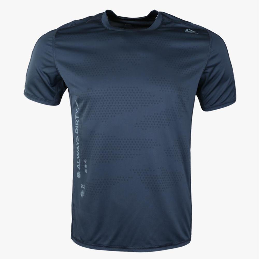 Reebok Elev T-Shirt Lengan Pendek Pria - Grey
