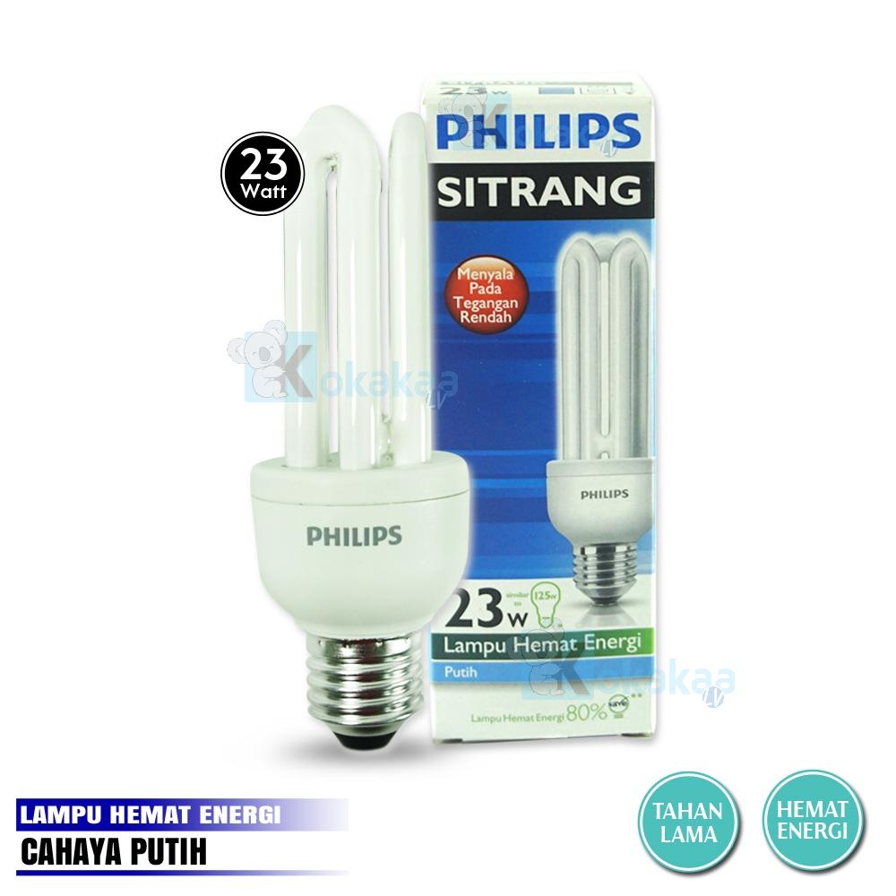 Philips Lampu Bohlam Sitrang 23Watt Hemat Energi Lampu LED - Putih
