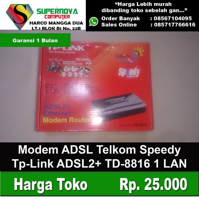 Hemat10%!! Modem Tp-Link Adsl 2Plus Telkom Speedy - ready stock