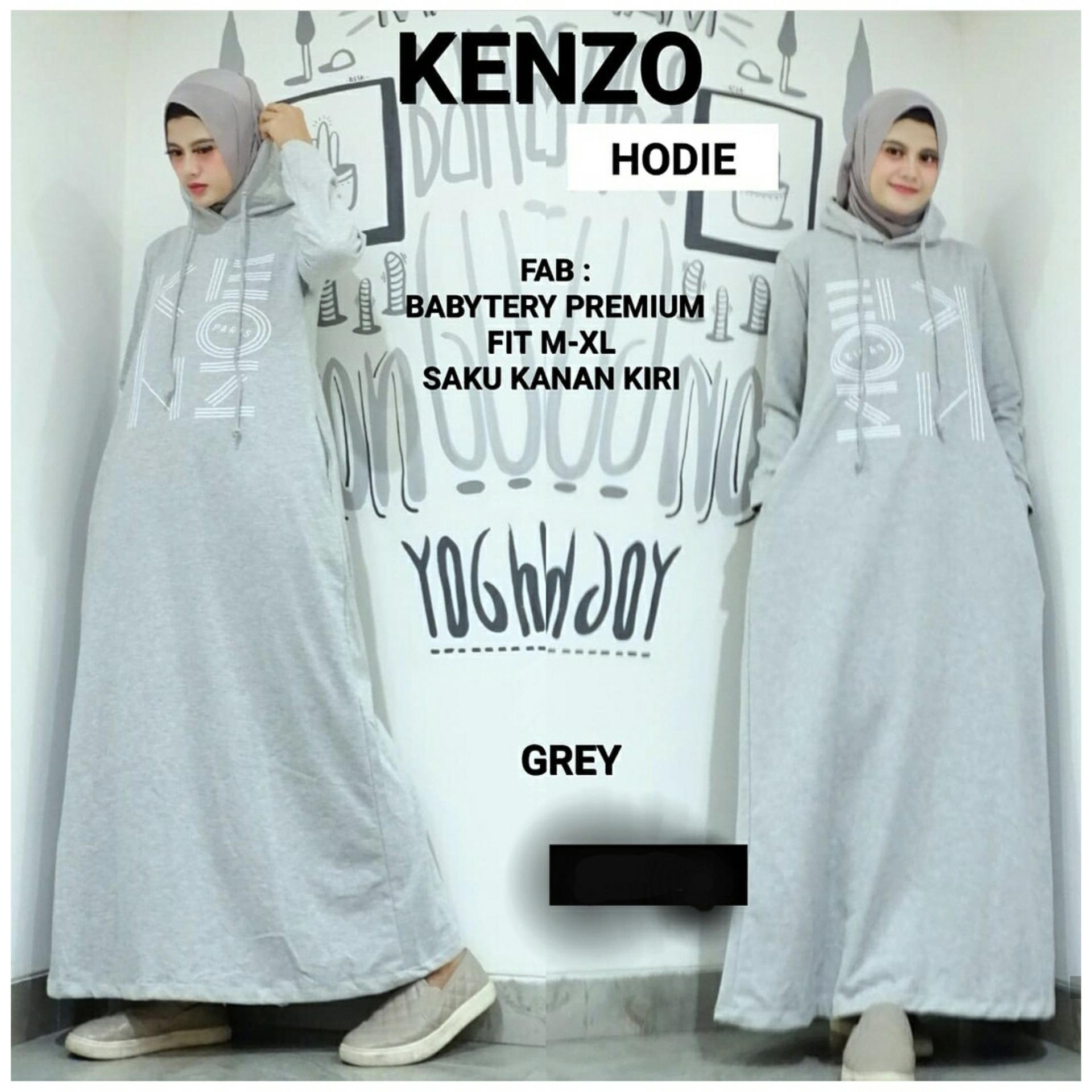 AmorShop Gamis maxy Kendari Hodie /Pakaian Muslim Wanita /Gamis 098